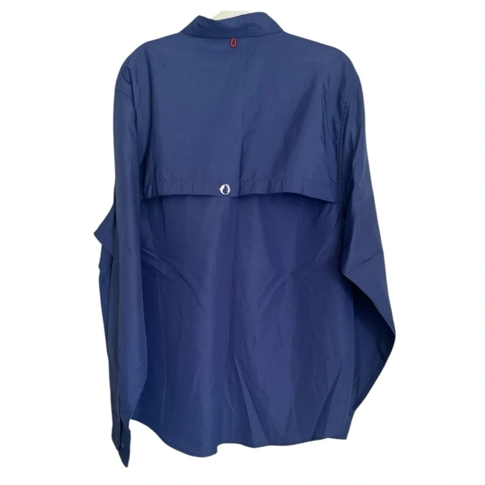 Navy Blue Lightweight Shirt Jacket with Relaxed Fit